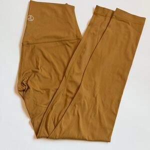 Gold mustard High-Waisted Leggings